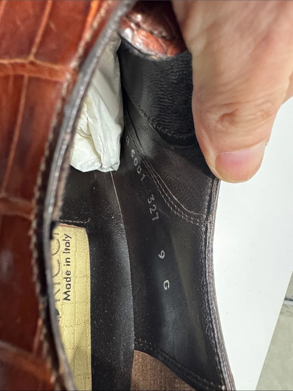 Caporicci genuine alligator 🐊 Leather Monk Strap Shoes size 9
